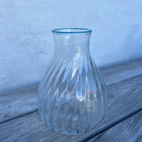 Klar glas BLÅ TOP 21 cm